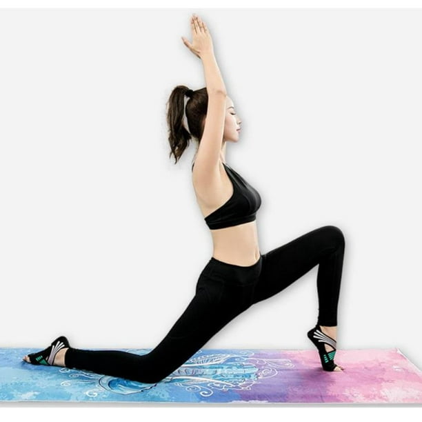 de Yoga antideslizantes para mujer Calcetines de agarre Pilates, sin  flexibles, cómodos, absorbentes de sudor - L Verde L Salvador Calcetines de  entrenamiento de baile