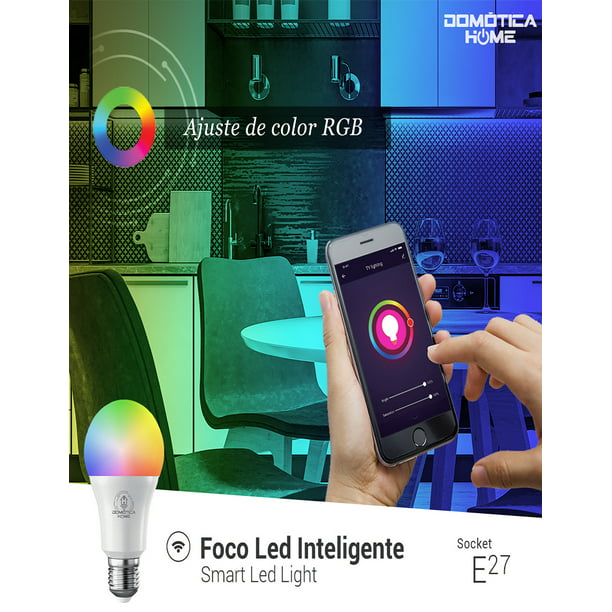 Foco LED WiFi 9W Smart Home By Techzone 2 Pack