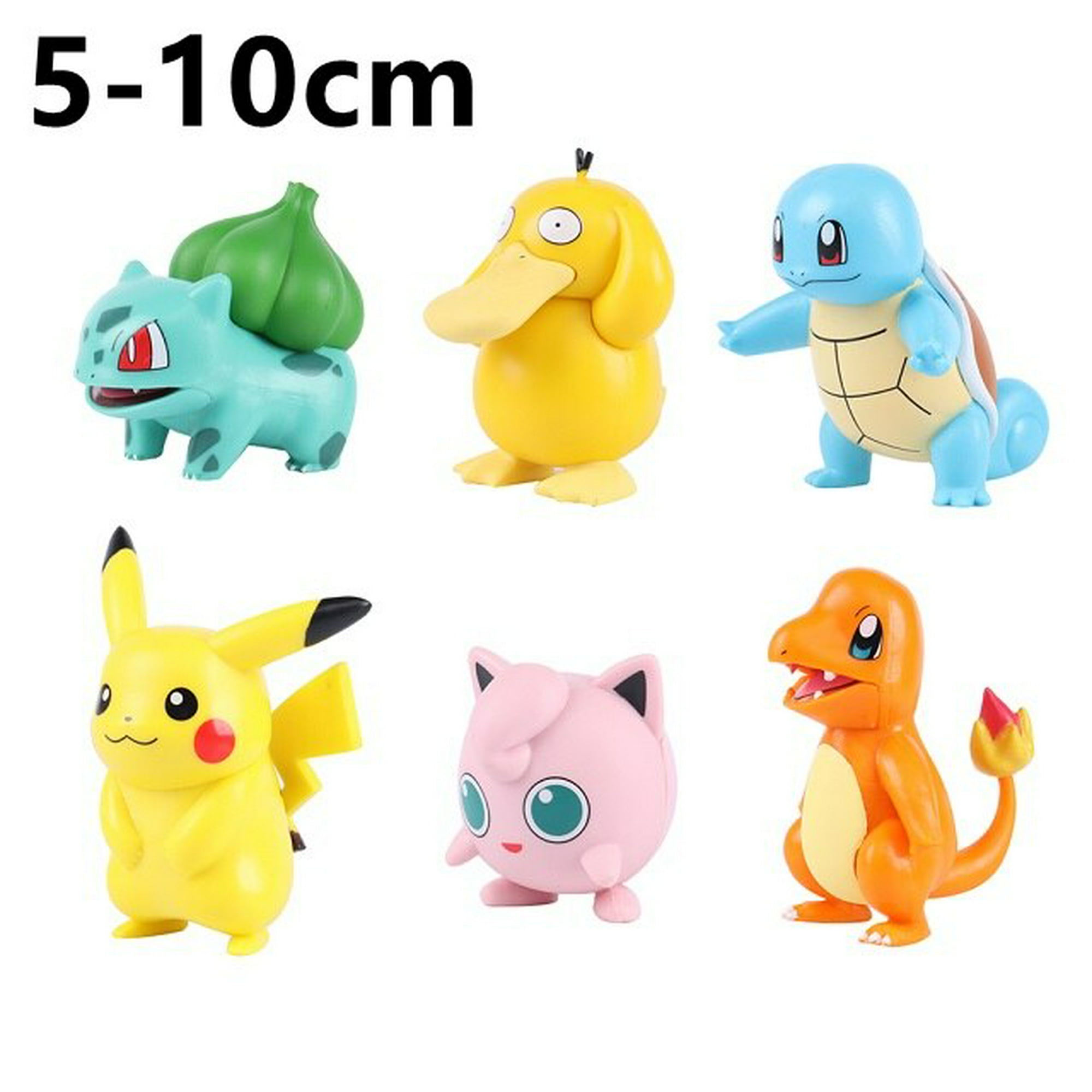 Pokemon PVC Action Figure Toys for Kids, 6 Pçs/set, 6-10cm, Gastly, Arceus,  Pikachu, Charizard, Modelo, Presente de Aniversário