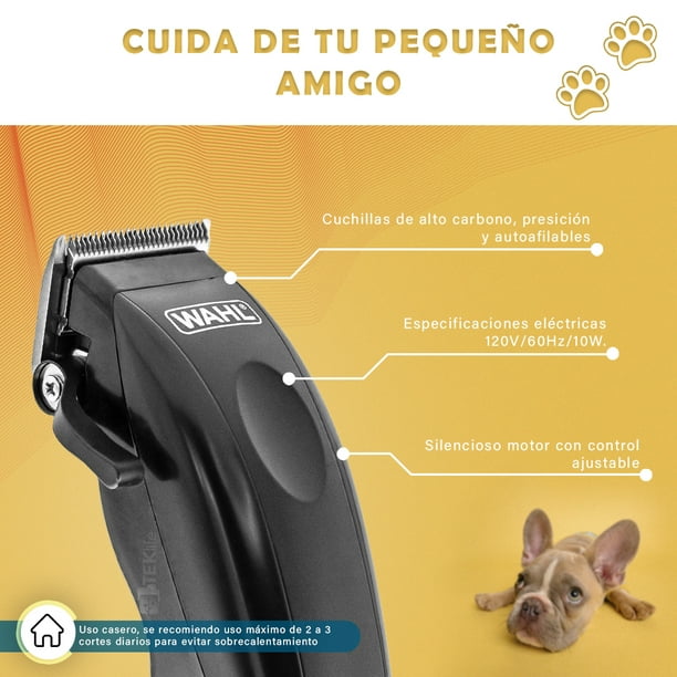 Máquina Eléctrica Para Perro Wahl con accesorios pet clipper