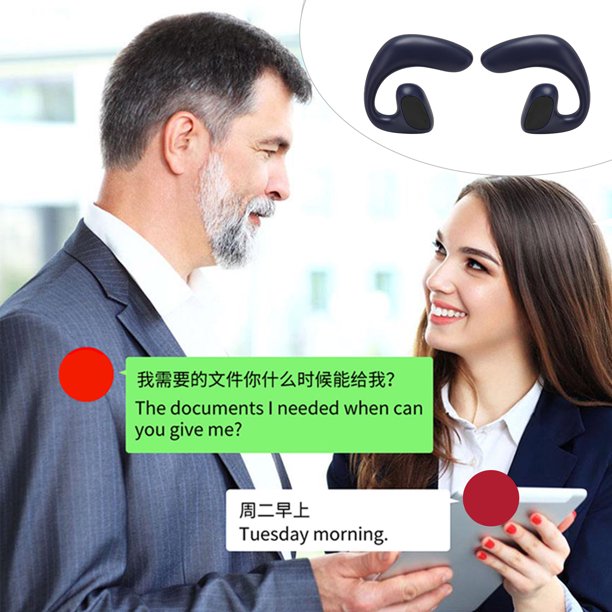 Auriculares para Traductor de Idiomas Dispositivo Traductor en Tiempo Real  Compatible con 74 Idiomas ANGGREK