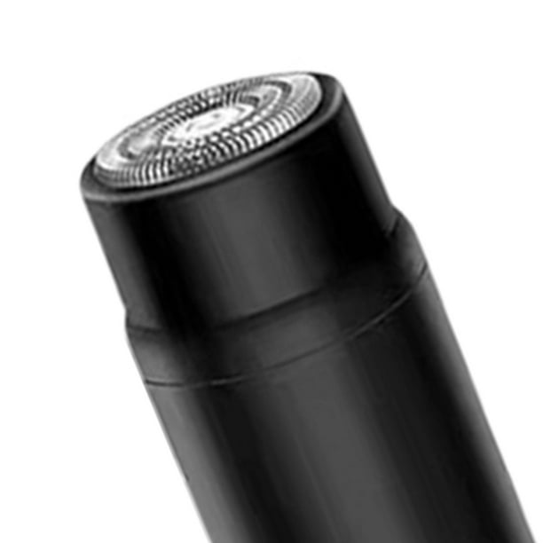 Mini afeitadora eléctrica, recortadora de barba portátil de alta eficiencia  para viajes (negro)