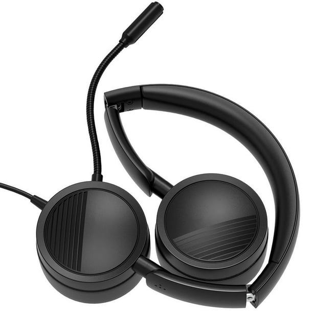 New Bee-auriculares USB H360 con micrófono para PC, cascos de