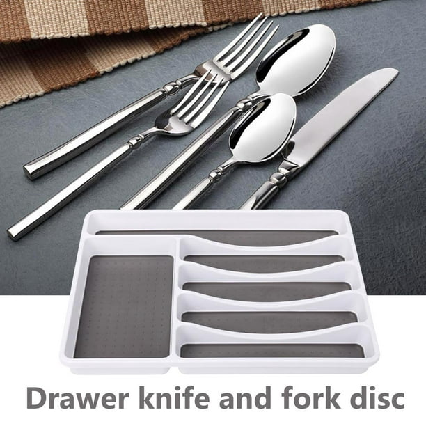 Comprar Cajón organizador bandeja cuchara cuchillo tenedor cubiertos caja  de almacenamiento de separación accesorios de cocina
