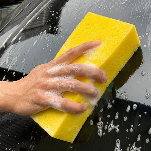 Esponja de limpieza multiusos para lavar y secar, accesorios de lavado de  autos, esponjas de lavado de autos, esponja para limpieza de automóviles