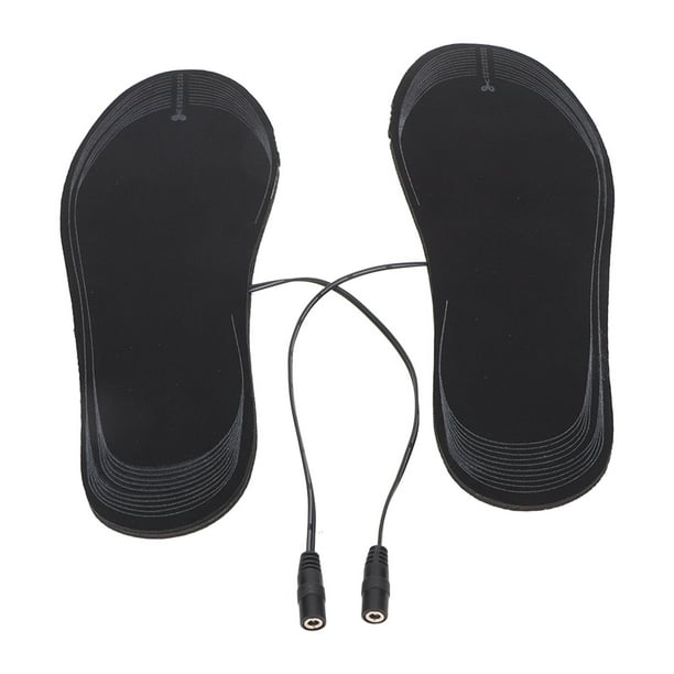 Plantillas calentadas USB recargable mujeres hombres calentador de pies  eléctrico lavable corte DIY para caza al aire libre senderismo