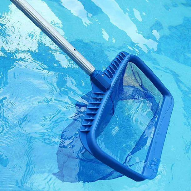 Rastrillo de limpieza de piscina Bolsa de redes para profundidad Limpia  Hojas