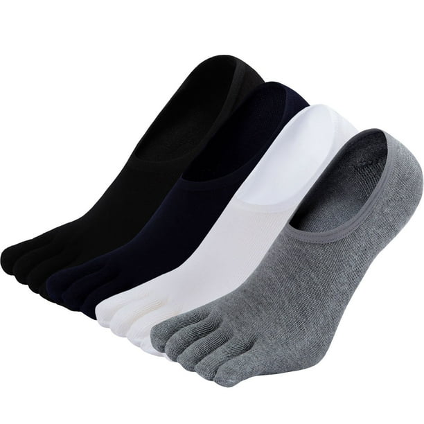 Calcetines de algodón puro con cinco dedos para hombre, medias deportivas  transpirables, cómodas, antifricción, EU 39-46 - AliExpress