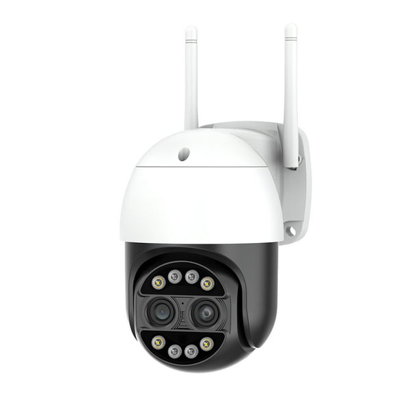 Pestita - Cámara de seguridad inalámbrica para exteriores, con batería  blanca, foco de seguridad de vigilancia con video de 1080p, visión  nocturna