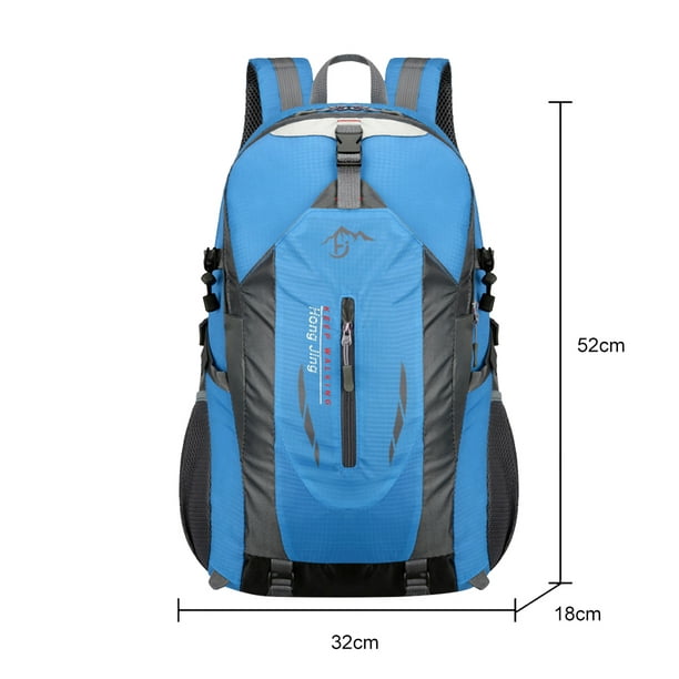 Mochila de senderismo impermeable de 40 L, mochila deportiva al aire libre,  mochila de campamento para hombres y mujeres