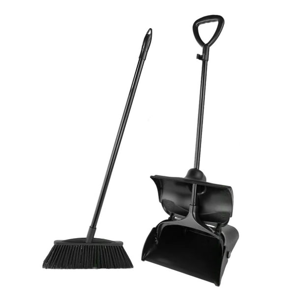 Toystoory Juego de escoba plegable con de peine - Juego de barrido de pie  plegable de limpieza eficiente que ahorra espacio Suministros de limpieza  para el hogar conjunto negro