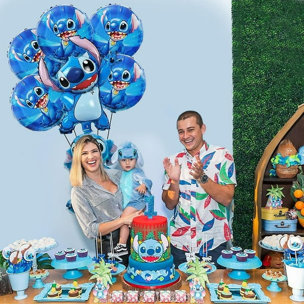  Lilo and Stitch - Suministros para fiestas, decoraciones para  tartas para decoración de fiesta de cumpleaños : Arte y Manualidades