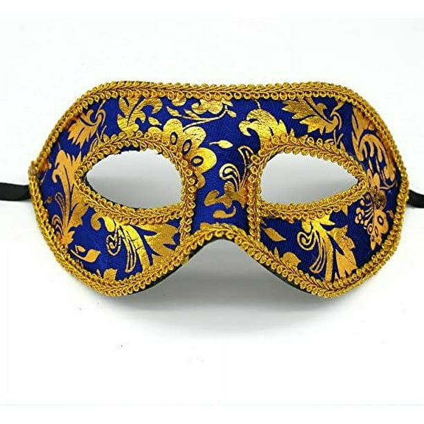 Máscara veneciana de mascarada para hombre, 4 Uds., máscara para ojos de  fiesta JM