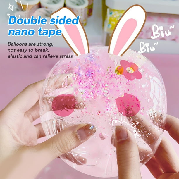 Kit de burbujas de nano cinta nano cinta adhesiva de doble cara súper  elástica fiesta