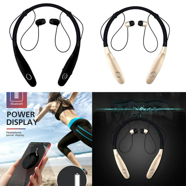 LIEVE Auriculares inalámbricos con cable de banda para el cuello -  Auriculares Bluetooth 4.2