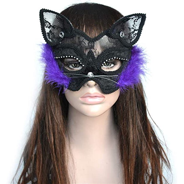 Encaje de mujer Baile de máscaras veneciana Máscara de encaje Sexy  Mascarada veneciana Fiesta de carnaval Baile Cara Máscara de máscara