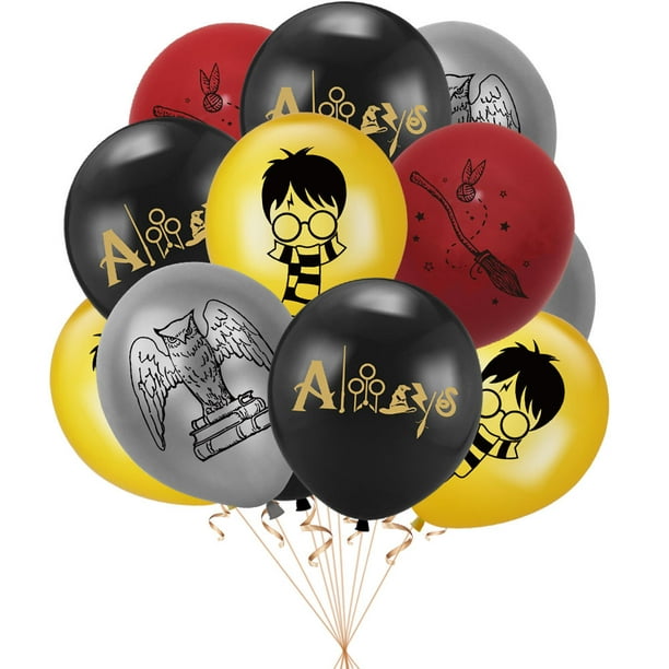 Conjunto de decoración para fiesta de cumpleaños temática de Harry Potter,  bandera de mago, sombrero de mago, gafas, tarjeta para pastel, tarjeta con  globo Sincero Electrónica
