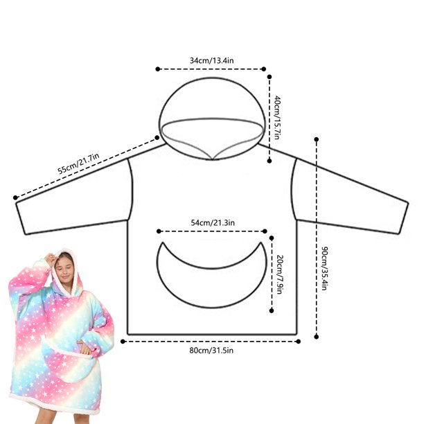 1pc Cobija Vestible Manta Franela Mangas Sudadera Capucha - Temu Chile