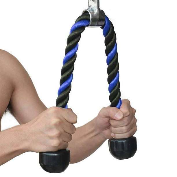 Juego de 4 piezas de cables de gimnasio con agarre de goma resistente,  juego de 4 piezas para gimnasio en casa, máquina de ejercicio, cuerda de