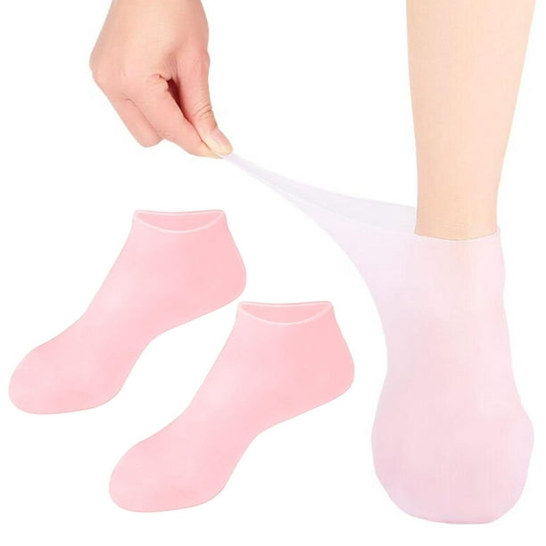 2 Pares de Calcetines Silicona Suave para Piel Seca, para Los Dedos Del Pie, Protecció Macarena calcetines de silicona | Walmart línea