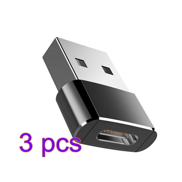 USB macho a tipo-c hembra Mini adaptador portátil USB-a enchufe a