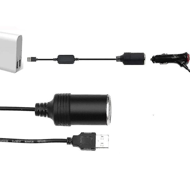 Cable adaptador doble garmin para cargador encendedor