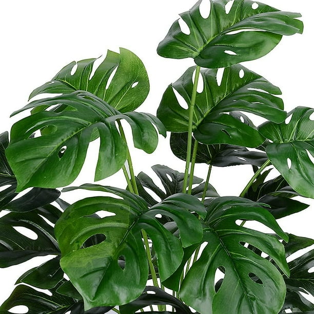 Plantas Artificiales Grandes Sintética Para Decoración Casa Monstera  Deliciosa