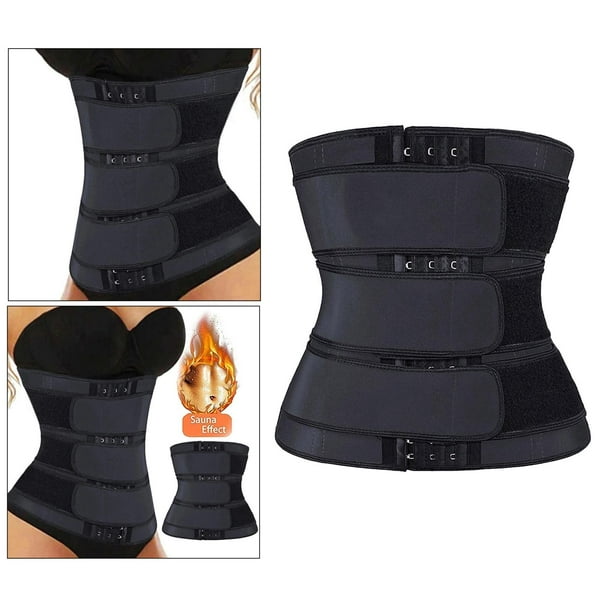 Fajas de neopreno para mujer Sudor cinturo Entrenador Control de barriga  Cinturón - XL XL Yinane entrenador de cintura para mujeres