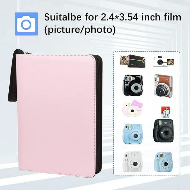  Mini álbum de fotos de 432 bolsillos para cámara instantánea  Fujifilm Instax Mini 11 90 70 9 8+ 8 LiPlay, cámara instantánea Polaroid  Snap SnapTouch PIC-300 Z2300 (azul) : Electrónica