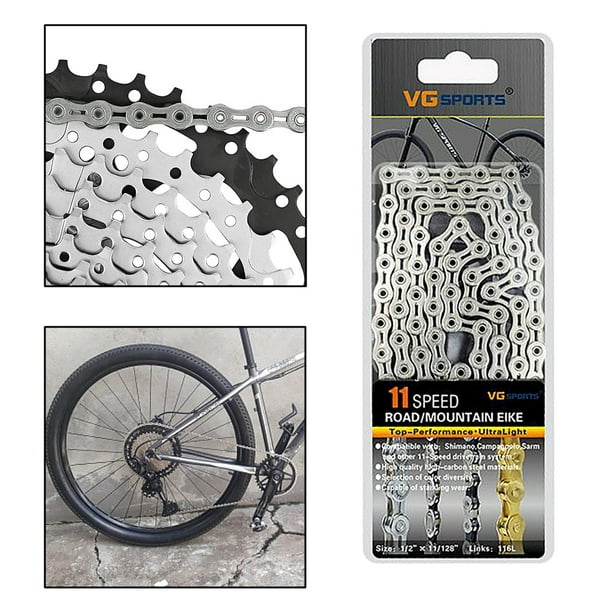 Cadena de bicicleta, cadena de bicicleta de 9 velocidades, cadenas huecas  para bicicleta de carretera, bicicleta de montaña