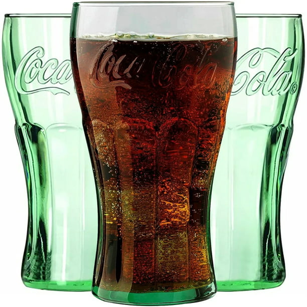 Juego de 6 Vidrio Coca Cola 495 ml AJR Green Glass | Bodega Aurrera en línea