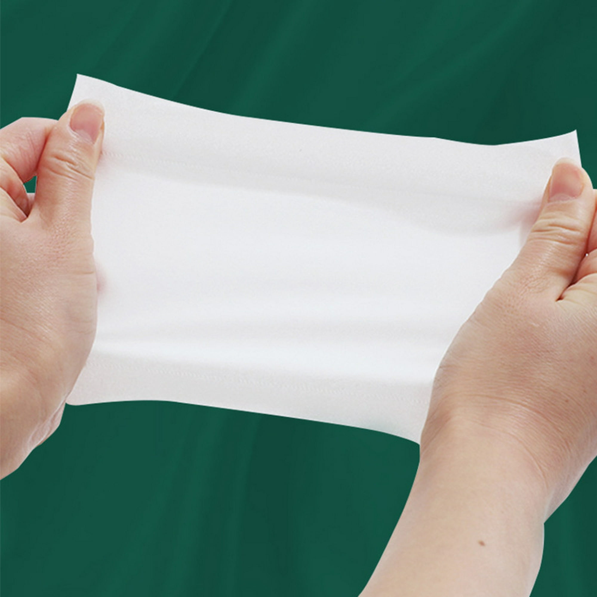  Pañuelo de servilleta facial, papel higiénico desechable suave  envuelto en plástico pequeño, material de fibra de pulpa de madera no  algodón, papel facial, 4 capas, 8 paquetes, 360 hojas por paquete, 