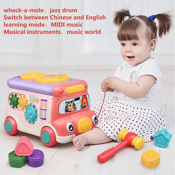 Bebé gateando Caminando Juguete musical Español Inglés Aprendizaje