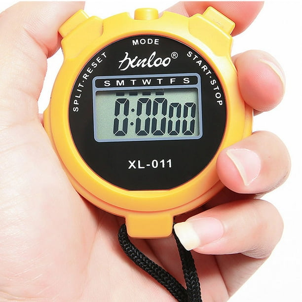 Reloj de cronómetro deportivo digital, cronómetro digital con alarma /  calendario para fútbol de natación, cronómetros deportivos a prueba de  golpes para entrenadores Gytcv