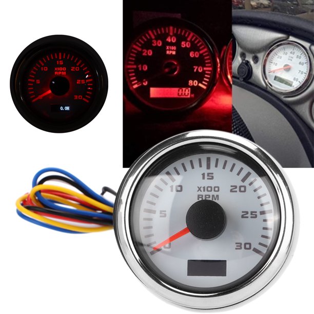 LED Sensor Medidor Digital de Temperatura de Agua 2 52mm Universal para  Camión Coche Sunnimix Medidor de la temperatura del agua