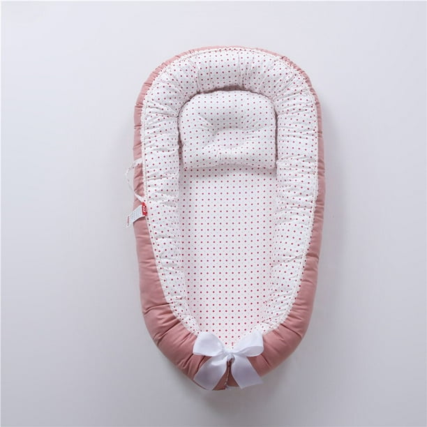 Cama nido suave portátil para bebé, cuna plegable de viaje para dormir, cuna  parachoques para bebés Fivean unisex