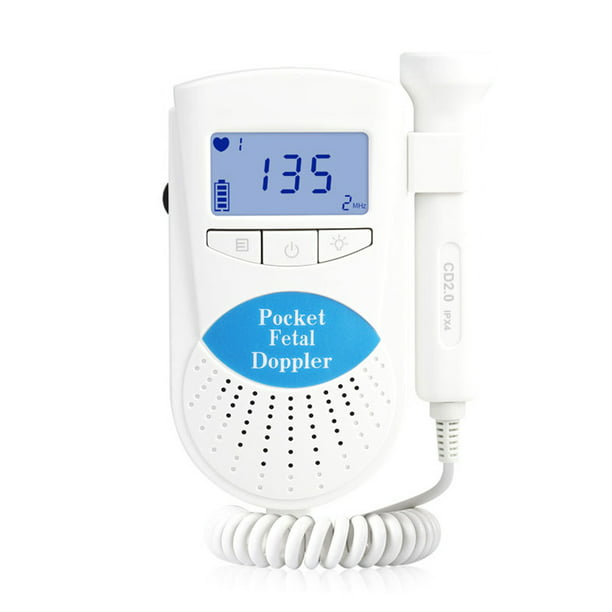 Vcomin-Doppler Fetal portátil de bolsillo, Detector de ultrasonido para  embarazo, sonido del corazón del bebé, máquina de monitoreo - AliExpress