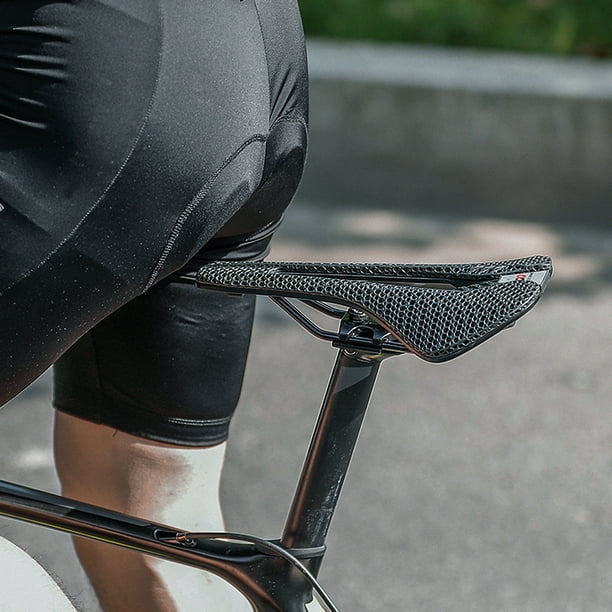 ROCKBROS Bolsa de asiento de bicicleta, bolsa de sillín de bicicleta debajo  del asiento 3D, paquete de asiento de ciclismo para bicicletas de