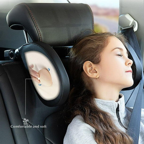 Almohada para reposacabezas de coche, almohada para el cuello del coche,  almohada para la cabeza en forma de U, reposacabezas de viaje, almohada de