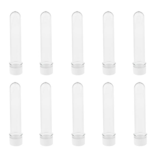 Tubos de Ensayo Plástico Sin Tapa (Pack de 100un) (Cód.: QU-149-CN)