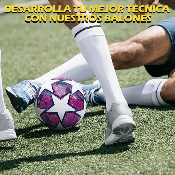 Balón Fútbol Soccer #5 Profesional de Estrellas Híbrido Champions Sin  marca. Profesional