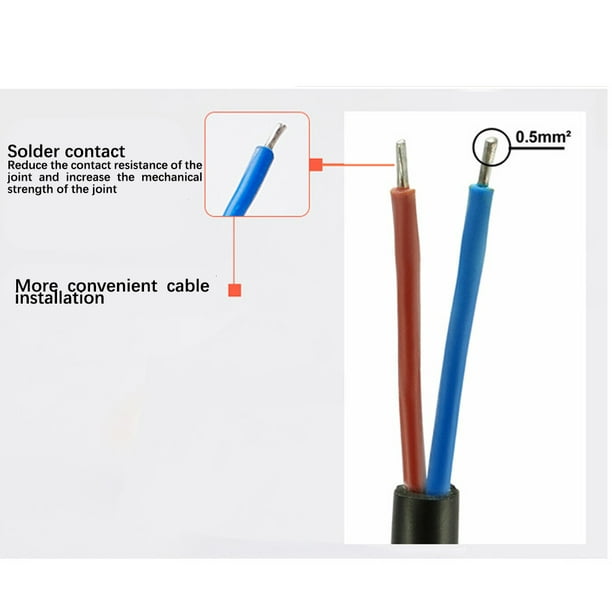 6 Piezas Portalámpara E27 Impermeable para Luz con Cable
