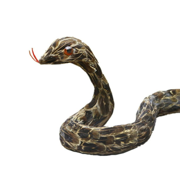 Juguete modelo de serpiente, juguete aterrador para trucos de Halloween,  juguete de serpiente aterrador para decoraciones de mesa Marrón Sunnimix  Juguetes de serpiente de simulación