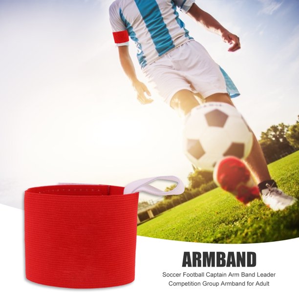 Brazalete de competición de líder de banda de capitán de fútbol