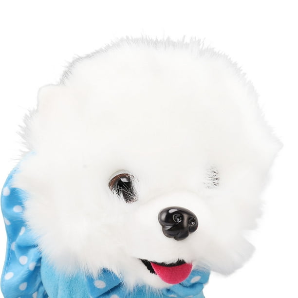 Easfan Cachorro de peluche interactivo con forma de arco iris, perro que  ladra la cola que mueve la cabeza, juguete educativo de peluche para  Pascua