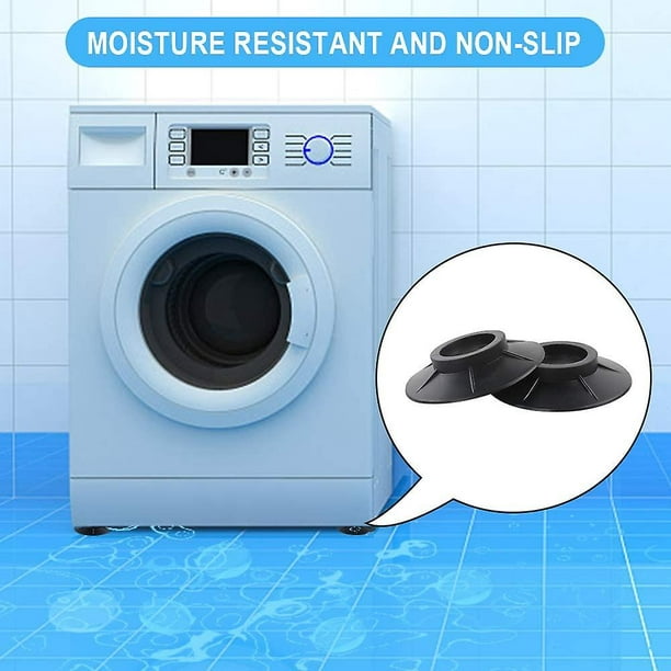 Alfombra antivibración para lavadora, 10x10x2 cm, absorbente de sonido para  sillas de refrigerador Feliz Sencillez