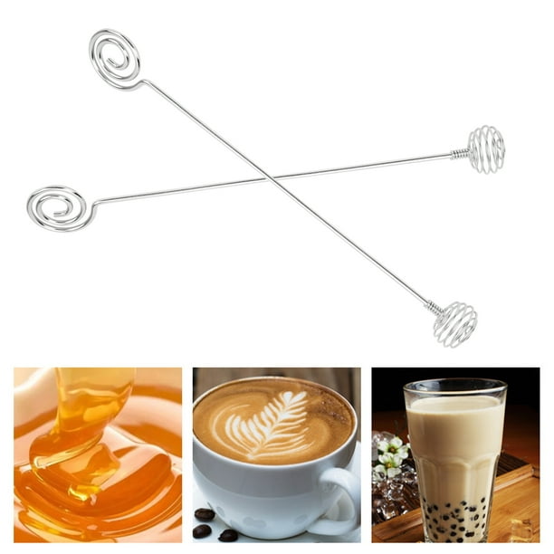 Palitos para agitar café, duraderos, resistentes, cómodos, en espiral,  elásticos, 2 uds.