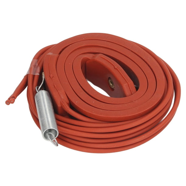Cable de calor autorregulador, cableado simple de 65.6 ft, cable calefactor  de tubería, diseño de indicador multifuncional para tubos de metal PEX PVC