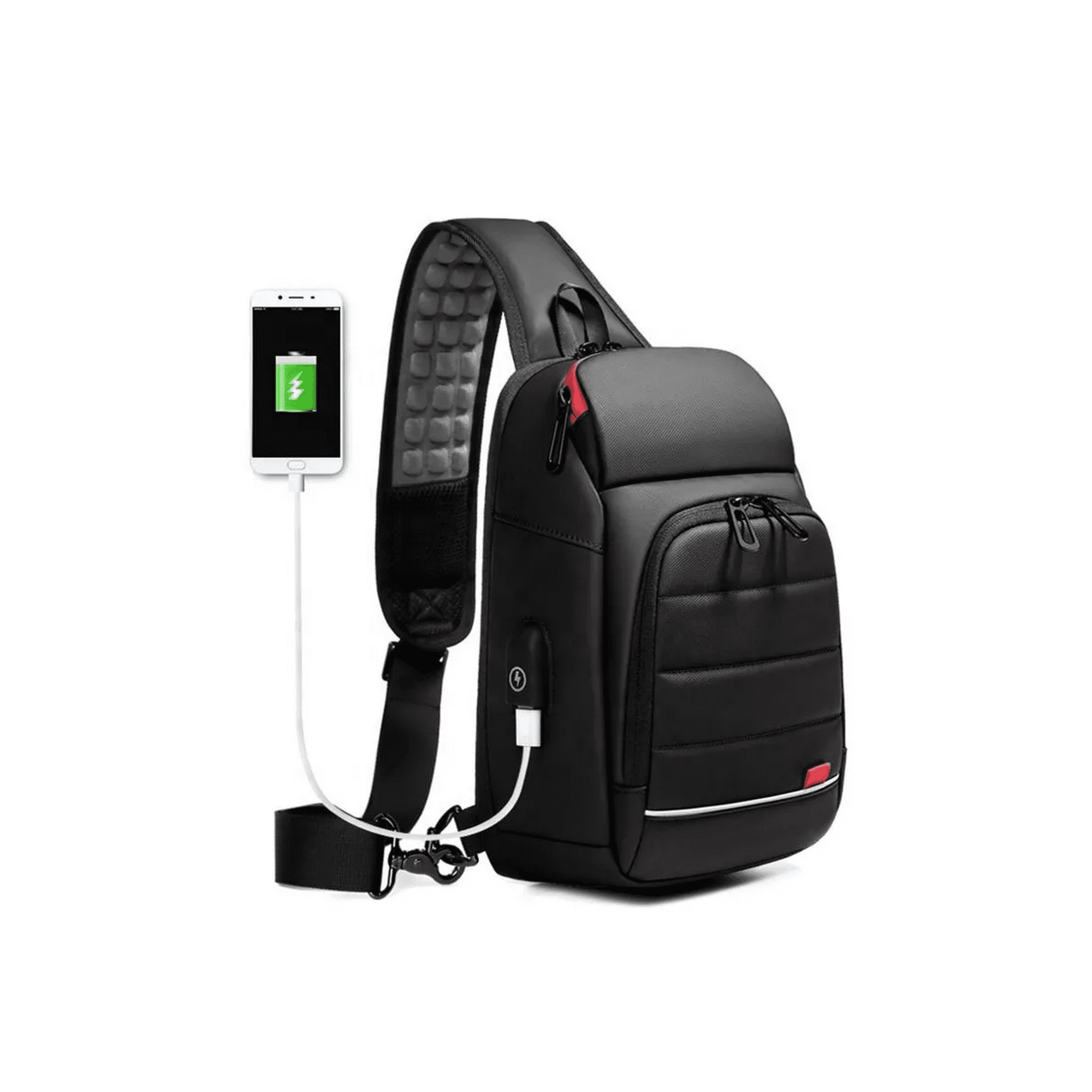 Riñonera Pecho Bolso Bandolera Ligero Para Hombre, Bolso Cruzado Para Hombre, Bolso De Senderismo Casual, Mochila De Día, Mochila Multiusos De Un Hombro, Bolsa De Viaje Al Aire Libre, Bolsa De Teléfono