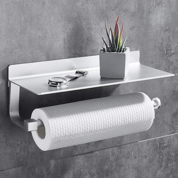 Dispensador de papel higiénico para toallas de papel – Dispensador de papel  montado en la pared para baño, cocina, dispensador de papel higiénico